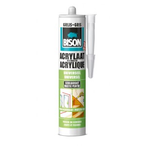 Bison acrylaatkit grijs 310 ml